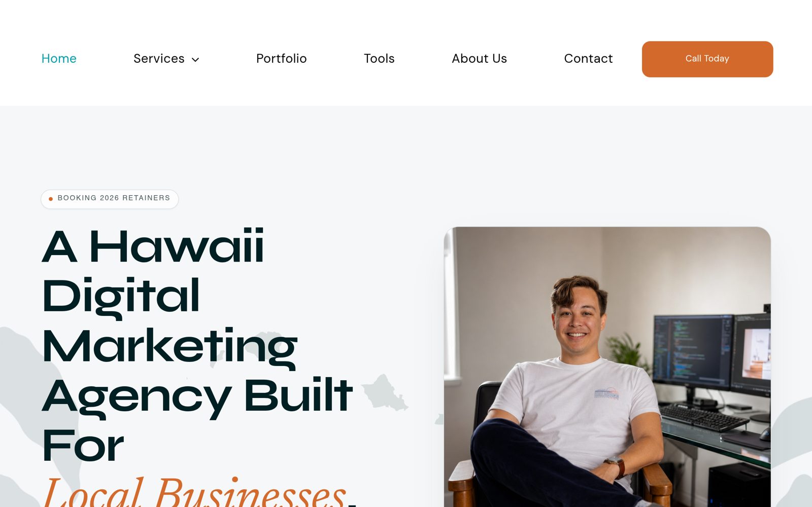 Homepage of Digital Reach