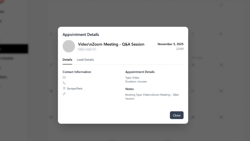 Create Zoom Appointments Automatically - AI Chatbot Books Meetings and Sends Calendar Links