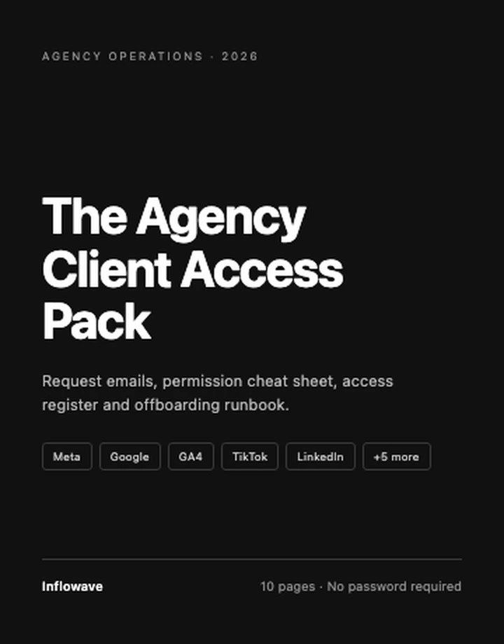 The Agency Client Access Pack cover