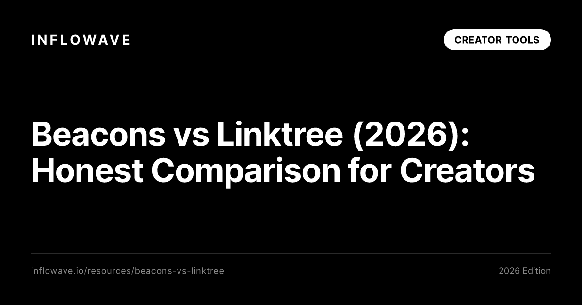 Beacons vs Linktree (2026): Poctivé srovnání pro tvůrce