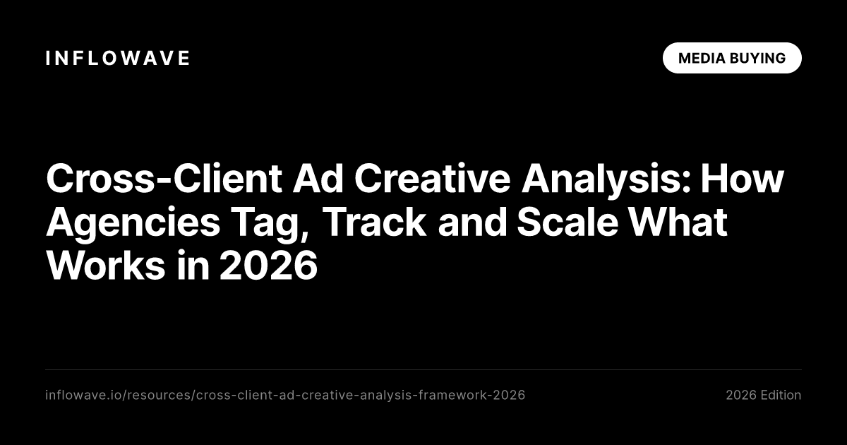 Cross-client analýza reklamních kreativ: jak agentury tagují, sledují a škálují to, co funguje v roce 2026