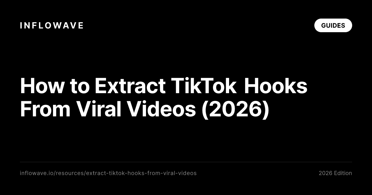 Jak vytáhnout TikTok hooky z virálních videí (2026)
