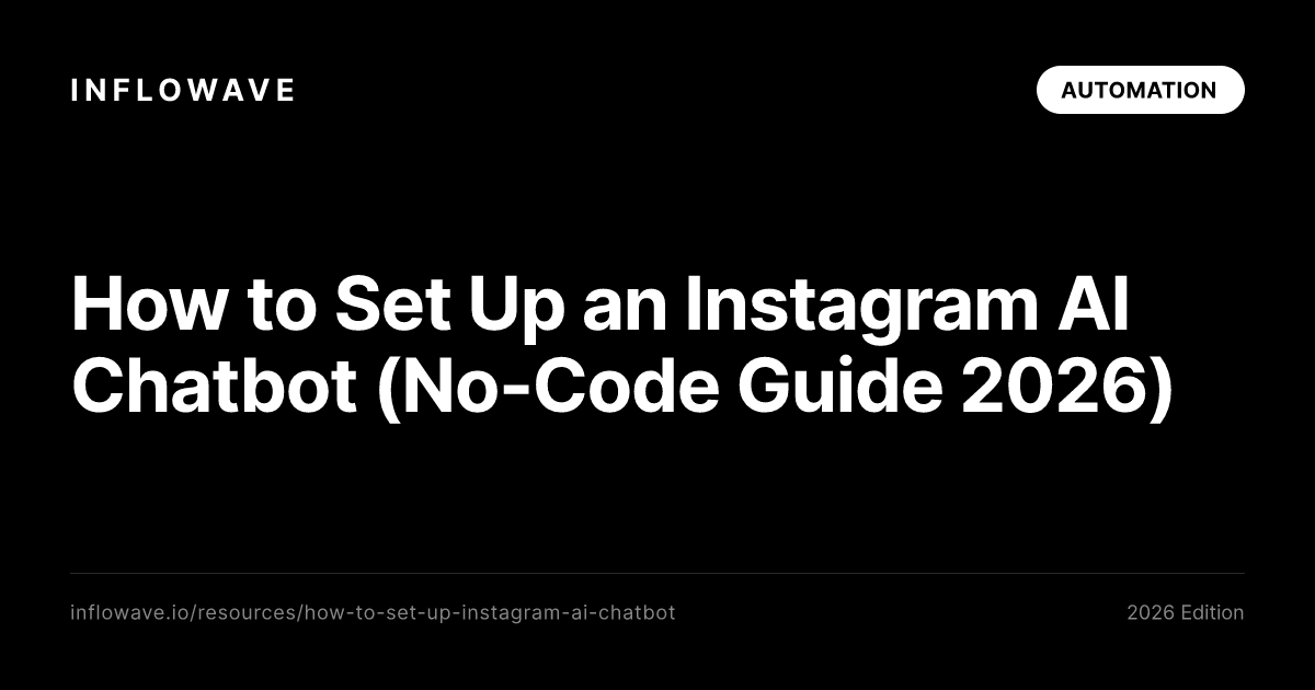 Jak nastavit Instagram AI chatbot (návod bez kódu 2026)