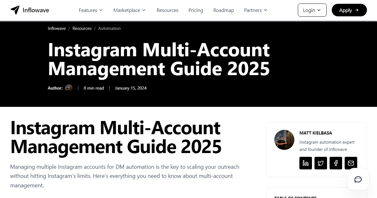 Instagram Multi-Account Management Guide 2025
