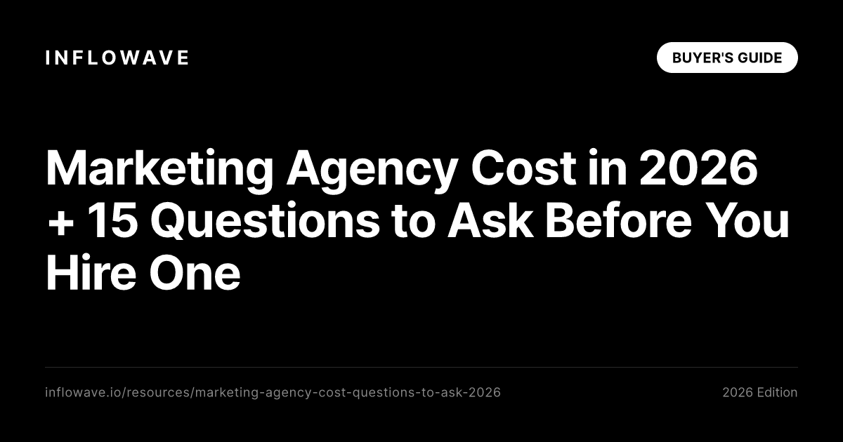 Marketing Agency Cost in 2026 + 15 Questions to Ask Before You Hire One