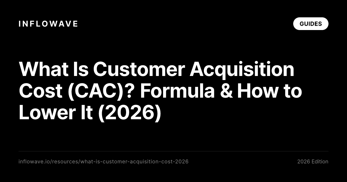 Wat zijn klantacquisitiekosten (CAC)? Formule en hoe je ze verlaagt (2026)